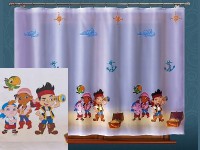Disney Voile Net Curtains - JAKE & NEVERLAND PIRATES